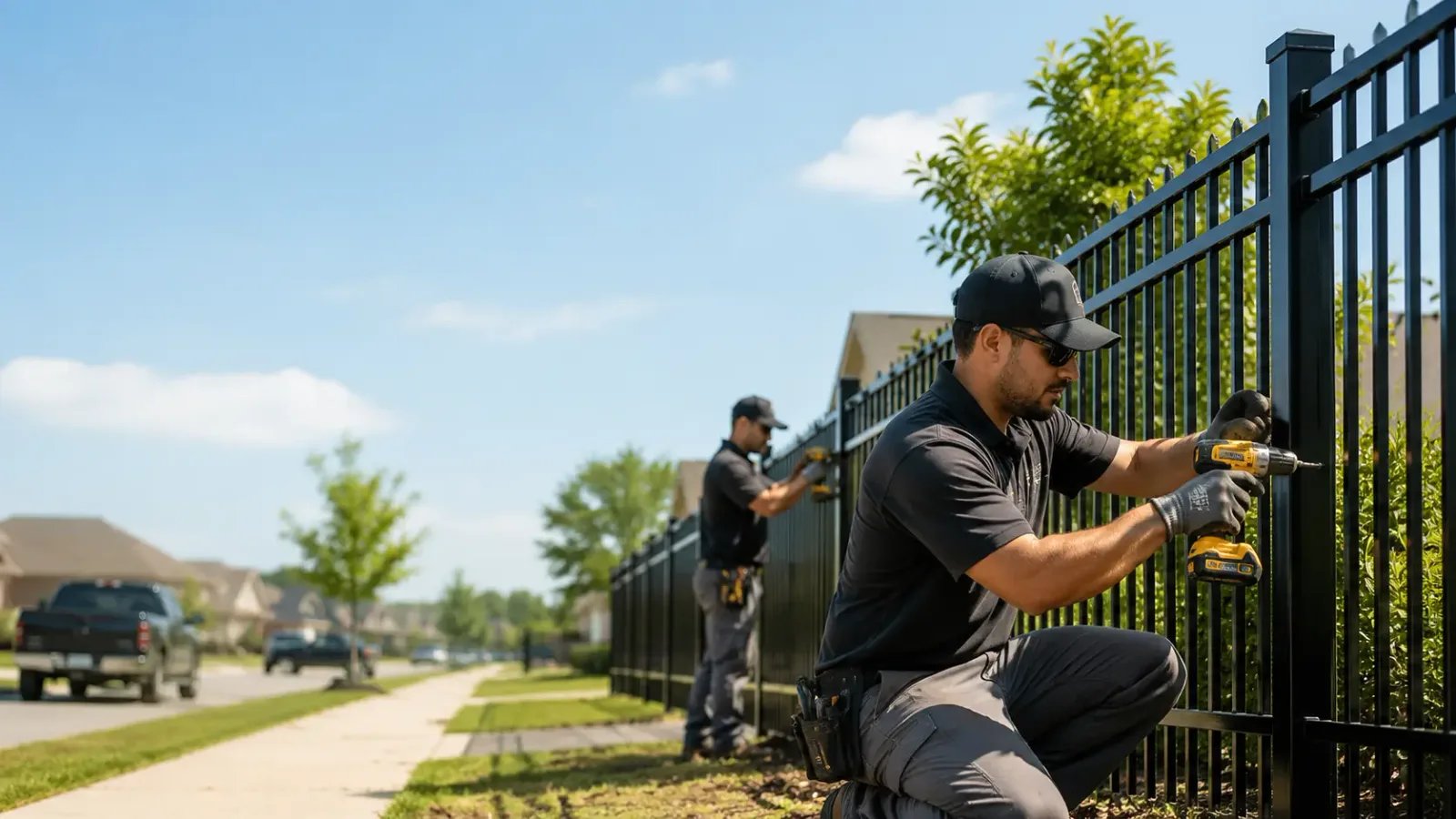Metal Fence Installation in Brookville, IN